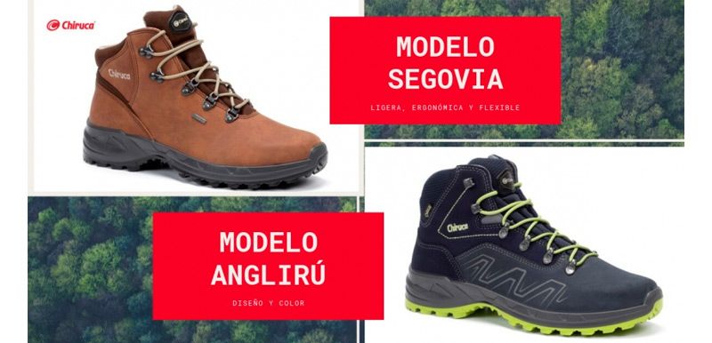 Nuevos modelos de senderismo para caballero de Chiruca